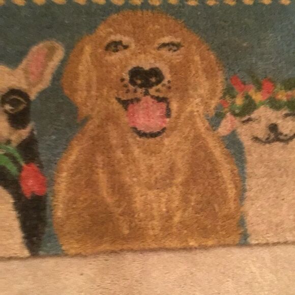 Garnet Hill Dogs 🐕 Door Mat - Picture 3 of 5